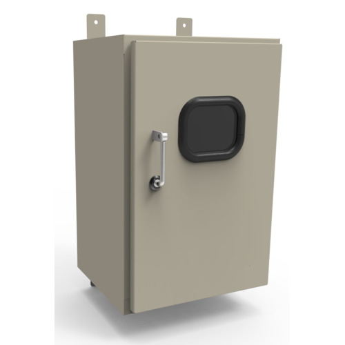 Gabinete metálico para 1 medidor 600x390x240 mm