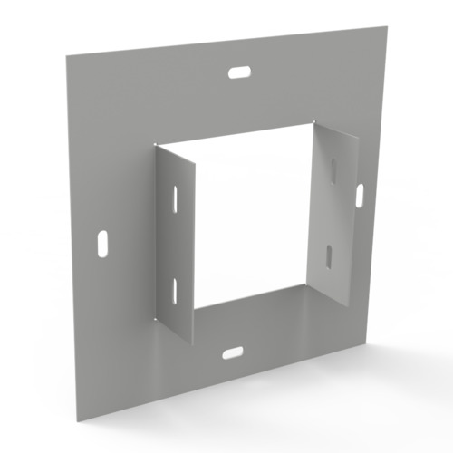 Flanger para ducto cuadrado de 4x4″