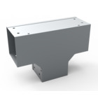 Tee horizontal para ducto cuadrado de 4x4″