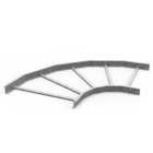 Curva horizontal para canasta de 600 mm