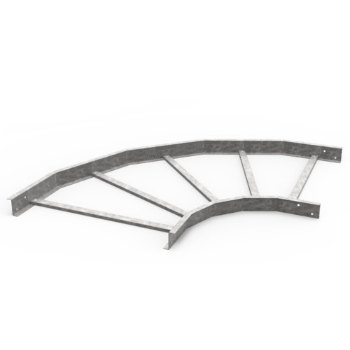 Curva horizontal para canasta de 600 mm