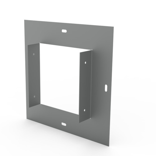 Flanger para ducto cuadrado de 6x6″