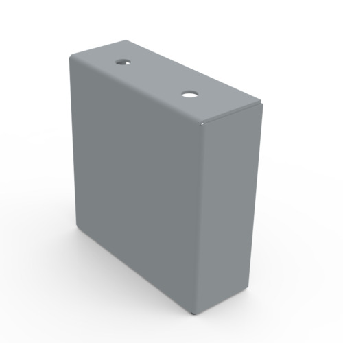 Tapa final para ducto cuadrado de 3x3″